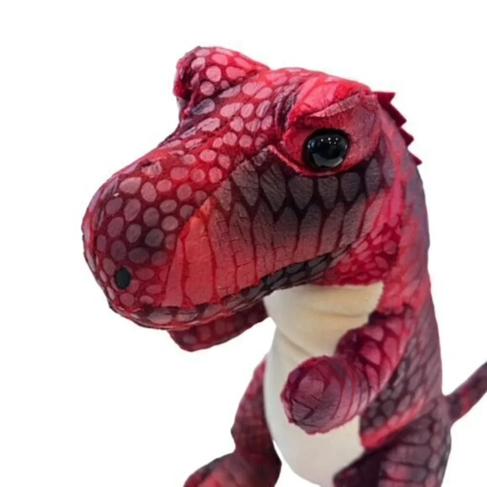 🛍️2 for $25 Sale🛍️ Red Black Dinosaur Stuffed Animal 13